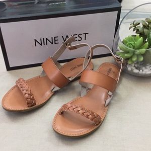 Nine West Tan Braided Sandal